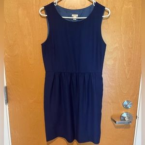 Royal blue sheath dress. J crew.